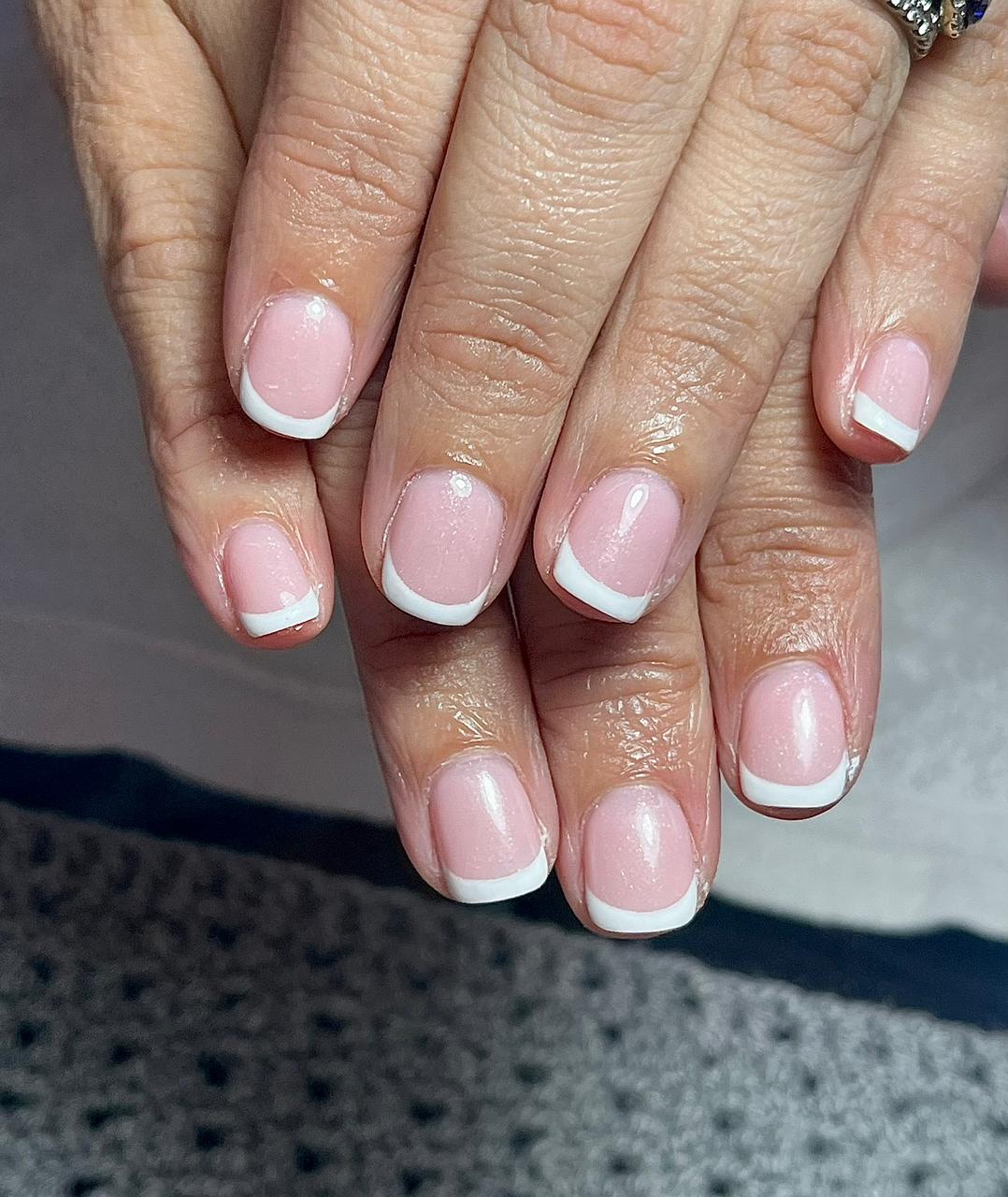 Classic french manicure